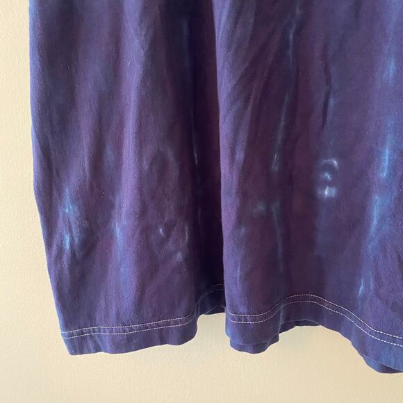 Liquid Blue Men's 4X Led Zeppelin Purple Black Tie-Dye Short Sleeve Tee T-Shirt - Picture 5 of 11